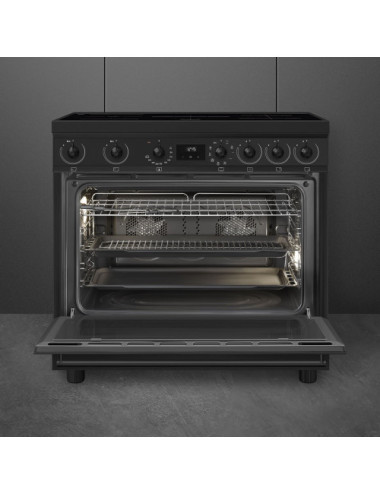 Smeg Cocina Independiente C9IMN2 Inducción 90x60 cm Termoventilado Clase A