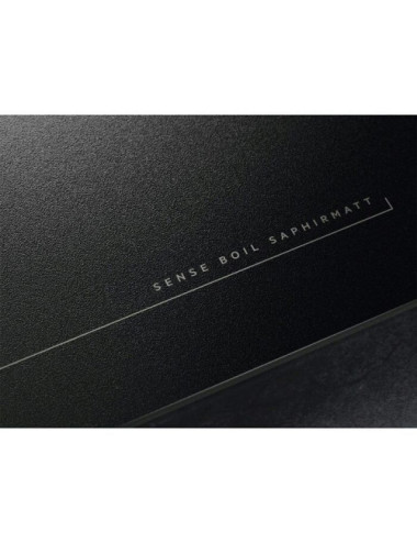 AEG Placa Inducción TI63IQ30FZ SaphirMatt Serie 8000 Sense Boil&Fry 60 cm 3 Zonas Puente Hob2Hood Negro Mate