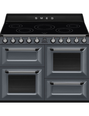 Smeg Cocina TR4110IGR2 110cm Inducción Verde 6 Fuegos 4 Hornos Clase A