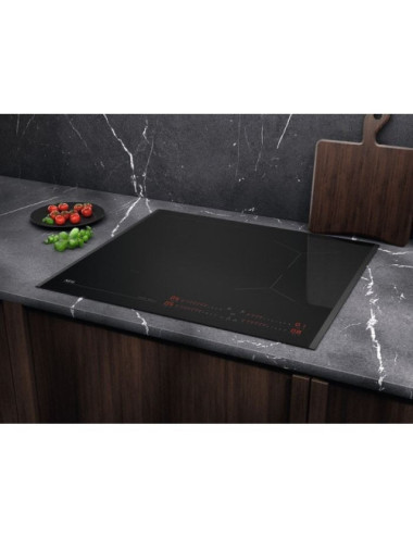 AEG Vitrocerámica Inducción TI63IQ3BFB 3 Zonas Negra 59cm Control Táctil