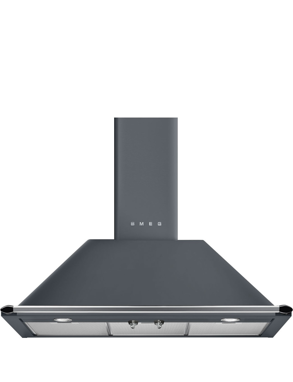 Smeg Campana KT90GRE Pared 90cm Gris 781 m³/h Clase A+