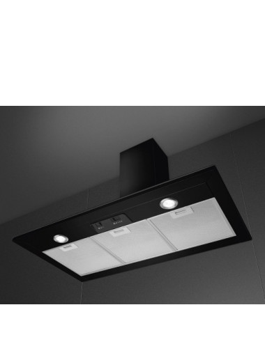 Smeg Campana KSED95NEE Decorativa Victoria Negra 90 cm 3 velocidades C