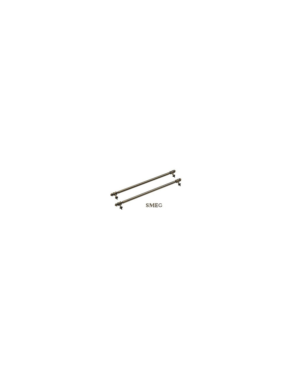 Smeg Accesorio Campanas KITKCO‑2 Logo & Handrail Latón 100×100 mm