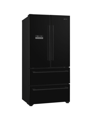 Smeg Frigorífico Americano FQ55FNDE French Door Negro Clase E