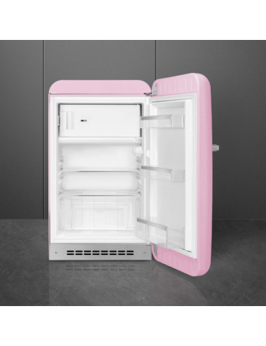 Smeg Frigorífico 1 Puerta FAB10RPK6 Bombino 97cm Rosa 122L Clase E