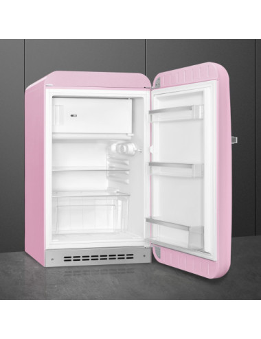 Smeg Frigorífico 1 Puerta FAB10RPK6 Bombino 97cm Rosa 122L Clase E