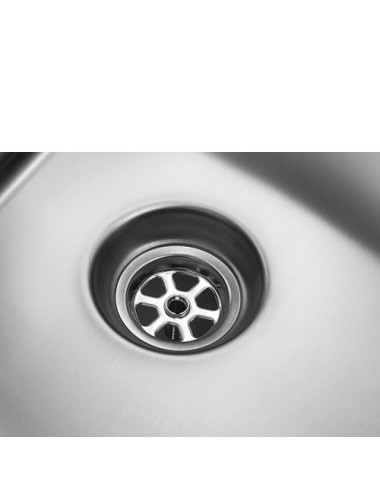 Smeg Fregadero VR12S50 Mira 50 cm Inox AISI 304 1 cuba Flush/Flat/Undermount