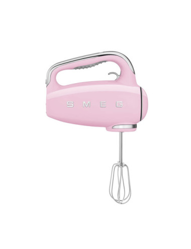 Smeg Batidora Mano HMF01PKEU 700 W 3 Accesorios Crema 50's Style