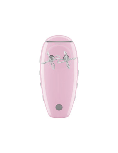 Smeg Batidora Mano HMF01PKEU 700 W 3 Accesorios Crema 50's Style
