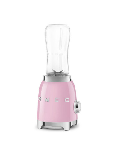 Smeg Mini Batidora de Vaso PBF01PKEU Rosa 50's Style 600 ml 300 W
