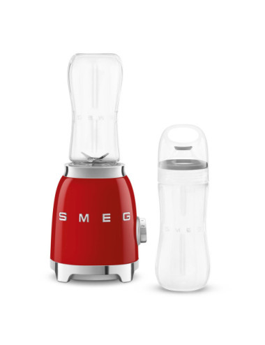 Smeg Mini Batidora de Vaso PBF01RDEU 0,6L 300W Rojo