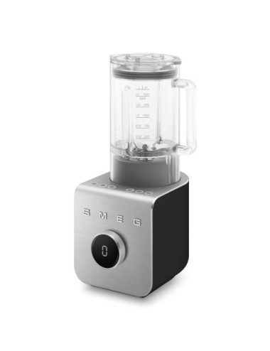 Smeg Batidora de Vaso BLC01BLMEU 1,5L Cristal 800W Negra 4 Velocidades