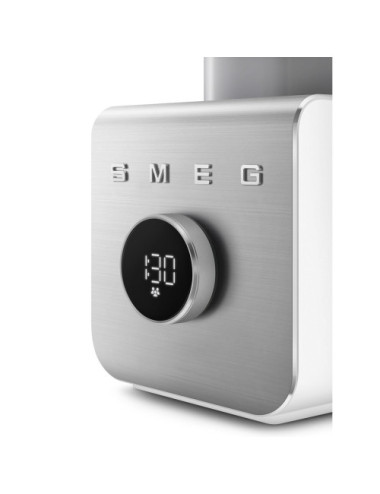 Smeg Batidora de Vaso BLC01WHMEU 1,5L Blanca Cristal 800W 3 Velocidades