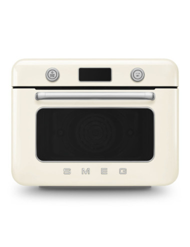 Smeg Horno Vapor COF01CREU Crema 28L Multifunción