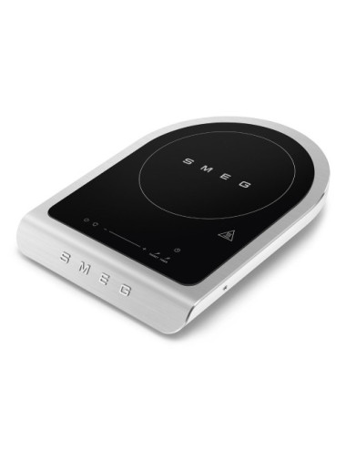 Smeg Cocina Inducción Portátil PIC01WHMEU Blanco Mate 2100 W Sonda Temperatura Barbacoa/Fry