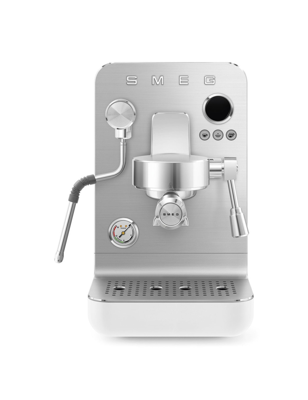 Smeg Máquina Café Expresso Manual EMC02WHMEU Minipro Branco Mate 1,7 l 15 bar Collezione