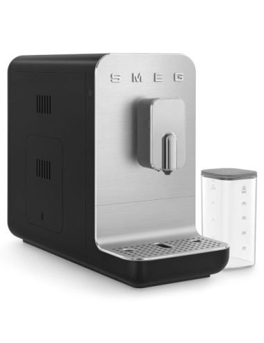 Smeg Cafetera Espresso Automática BCC13BLMEU Sistema Leche Negro Collezione 1,4 L 19 bar