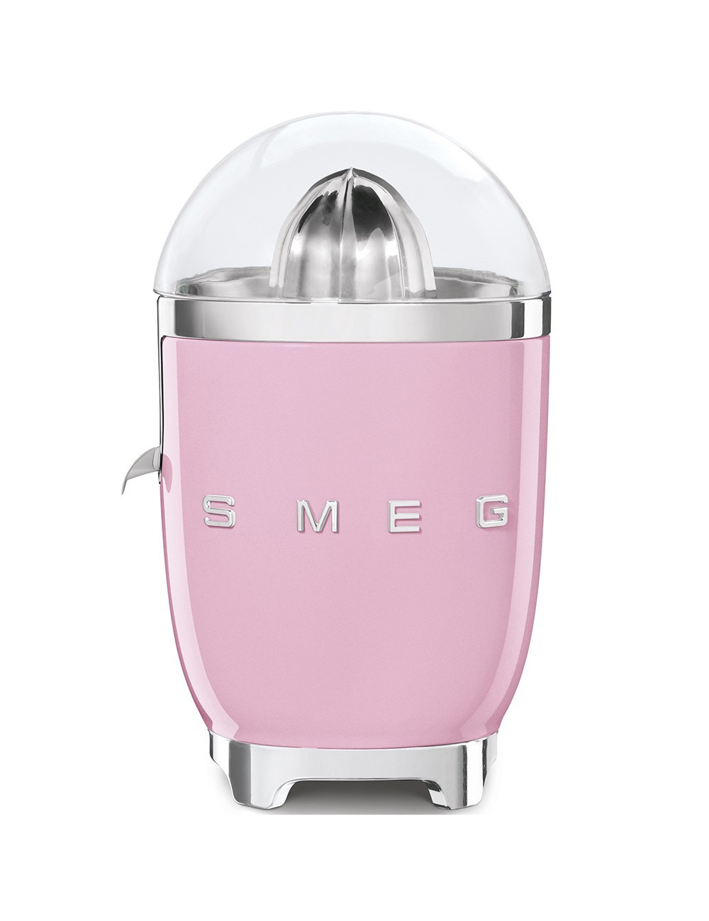 Smeg Exprimidor CJF11PKEU 70W Rosa Retro Años 50 Cuerpo Aluminio Fundido
