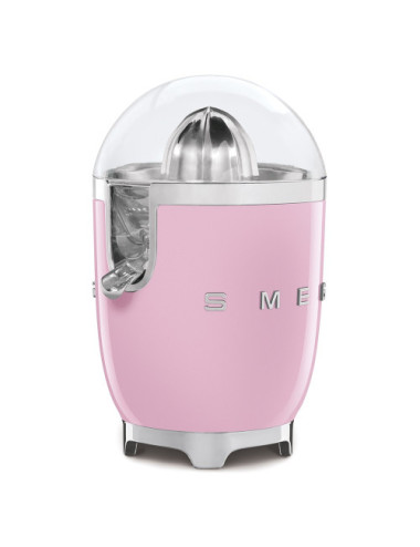 Smeg Exprimidor CJF11PKEU 70W Rosa Retro Años 50 Cuerpo Aluminio Fundido