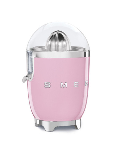 Smeg Exprimidor CJF11PKEU 70W Rosa Retro Años 50 Cuerpo Aluminio Fundido