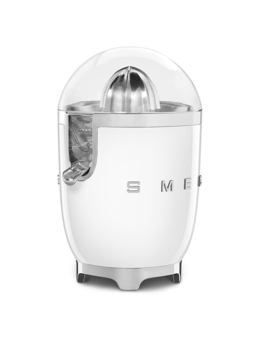 Smeg Exprimidor CJF11WHEU 70W Blanco Retro Años 50 Aluminio Fundido Acero Inox