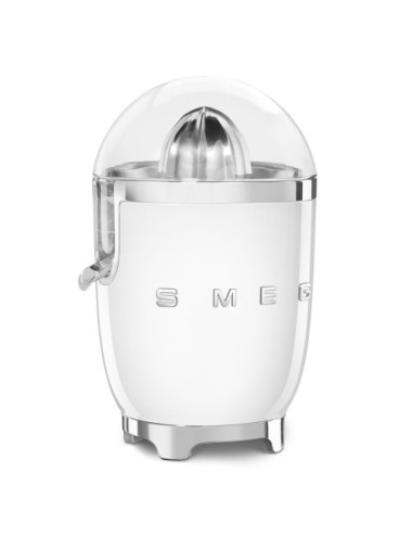 Smeg Exprimidor CJF11WHEU 70W Blanco Retro Años 50 Aluminio Fundido Acero Inox