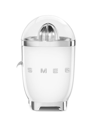 Smeg Exprimidor CJF11WHEU 70W Blanco Retro Años 50 Aluminio Fundido Acero Inox