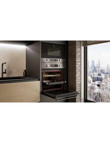 Teka Horno HLB 8400 Multifunción Inox 71L Termoventilado Vapor Clean Clase A