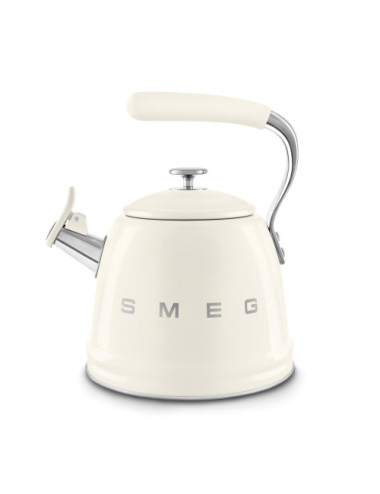 Smeg Hervidor WKF01CR Silbato Crema 2,3 L 50’s Style