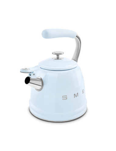 Smeg Hervidor Silbante WKF01PB Pastel Blue 2,3 L 50’s Style