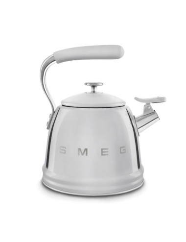 Smeg Hervidor WKF01SS Vapor‑silbido Inox 2,3 L 50's Style