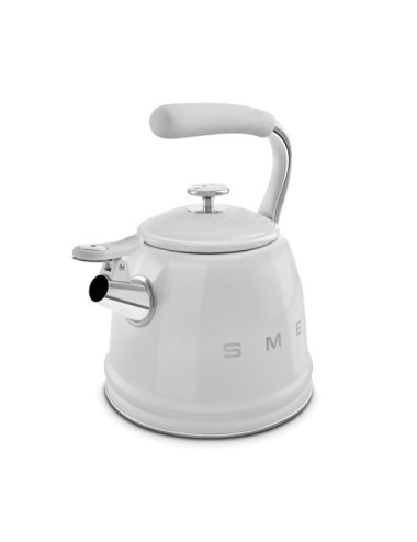 Smeg Hervidor WKF01SS Vapor‑silbido Inox 2,3 L 50's Style