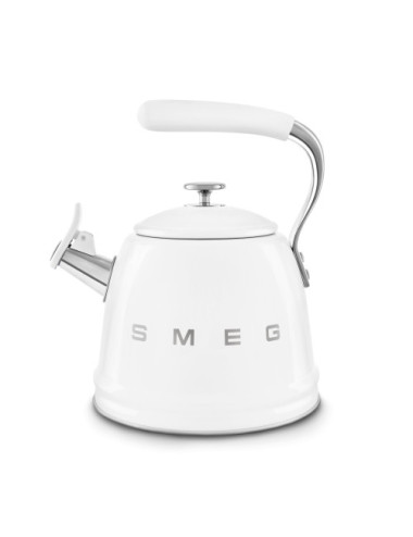 Smeg Hervidor WKF01WH Silbante Inox 50’s Style Blanco 2,3 L Clase A