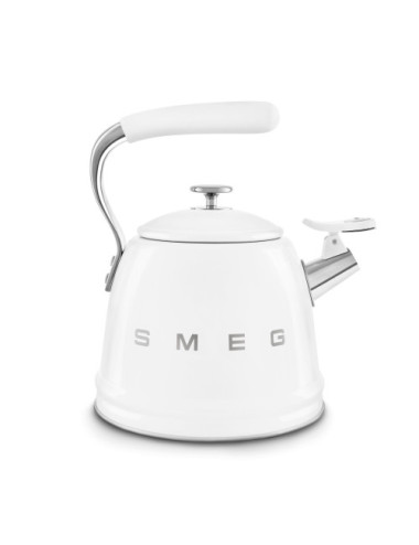 Smeg Hervidor WKF01WH Silbante Inox 50’s Style Blanco 2,3 L Clase A