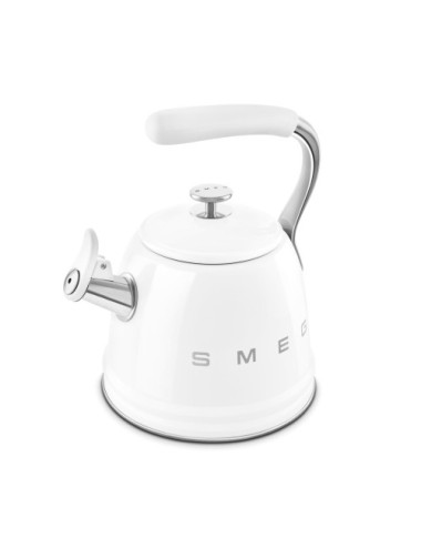 Smeg Hervidor WKF01WH Silbante Inox 50’s Style Blanco 2,3 L Clase A