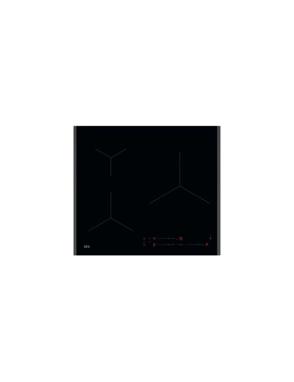 AEG Placa de Inducción TN63IP00FB Serie 5000 Fast&Powerful 60 cm 3 zonas PowerBoost Negro Doble Bisel Clase A‑G