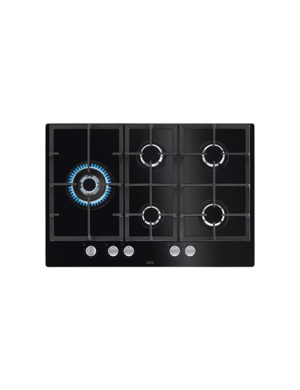 AEG Encimera HKB75820NB Inducción Negra 80 cm 5 Zonas Hob2Hood PowerBoost AEG Encimera HKB75820NB Inducción Negra 80 cm 5 Zonas Hob2Hood PowerBoost