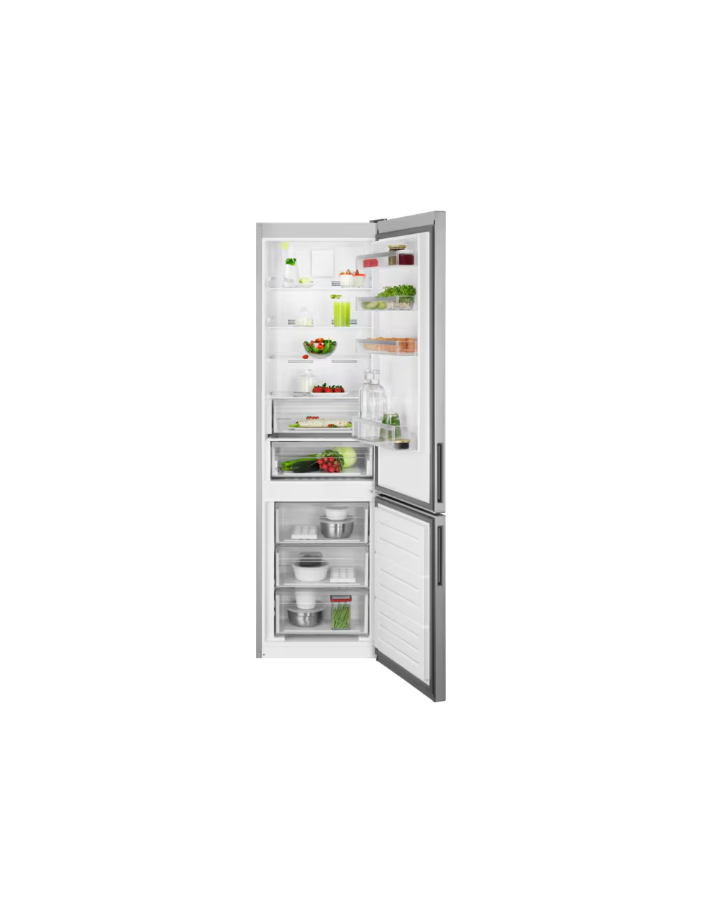 AEG Frigorífico Combi ORC6N361ES Serie 6000 TwinTech No Frost Inox 366 L 201 cm Clase E