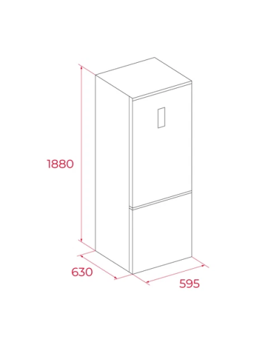 Teka Frigorífico Combi RBF44630 1’88m Inox NoFrost 334L Clase E