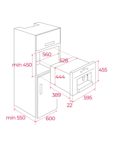 Teka Cafetera Automática CLC-855-GM Grano y Té Programas Negro Teka Cafetera Automática CLC-855-GM Grano y Té Programas Negro