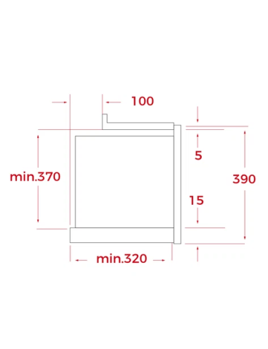 Teka Microondas Integrable ML 8220 BIS L Cristal Full Black Base Cerámica