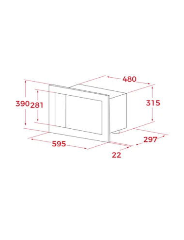 Teka Microondas NEO MB 6200 BI WH Integrable Blanco 20 L 5 Potencias 750 W Descongelación