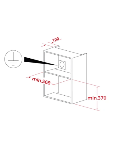 Teka Microondas NEO MB 6200 BI WH Integrable Blanco 20 L 5 Potencias 750 W Descongelación