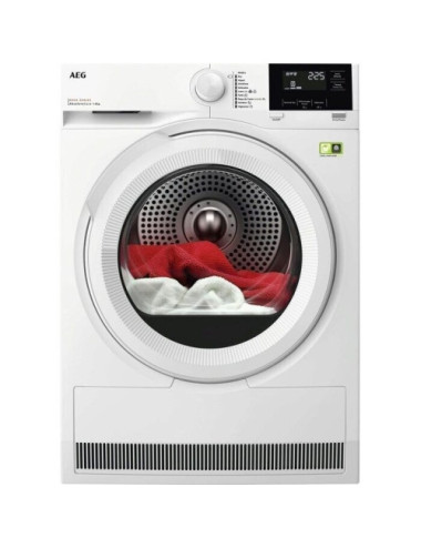 AEG Secadora Bomba de Calor Serie 8000 AbsoluteCare TR818A2PB 8 kg Blanca Clase B