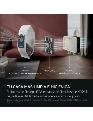 AEG Aspiradora con Bolsa AB51C2SW Serie Clean 5000 750 W 78 dB(A)
