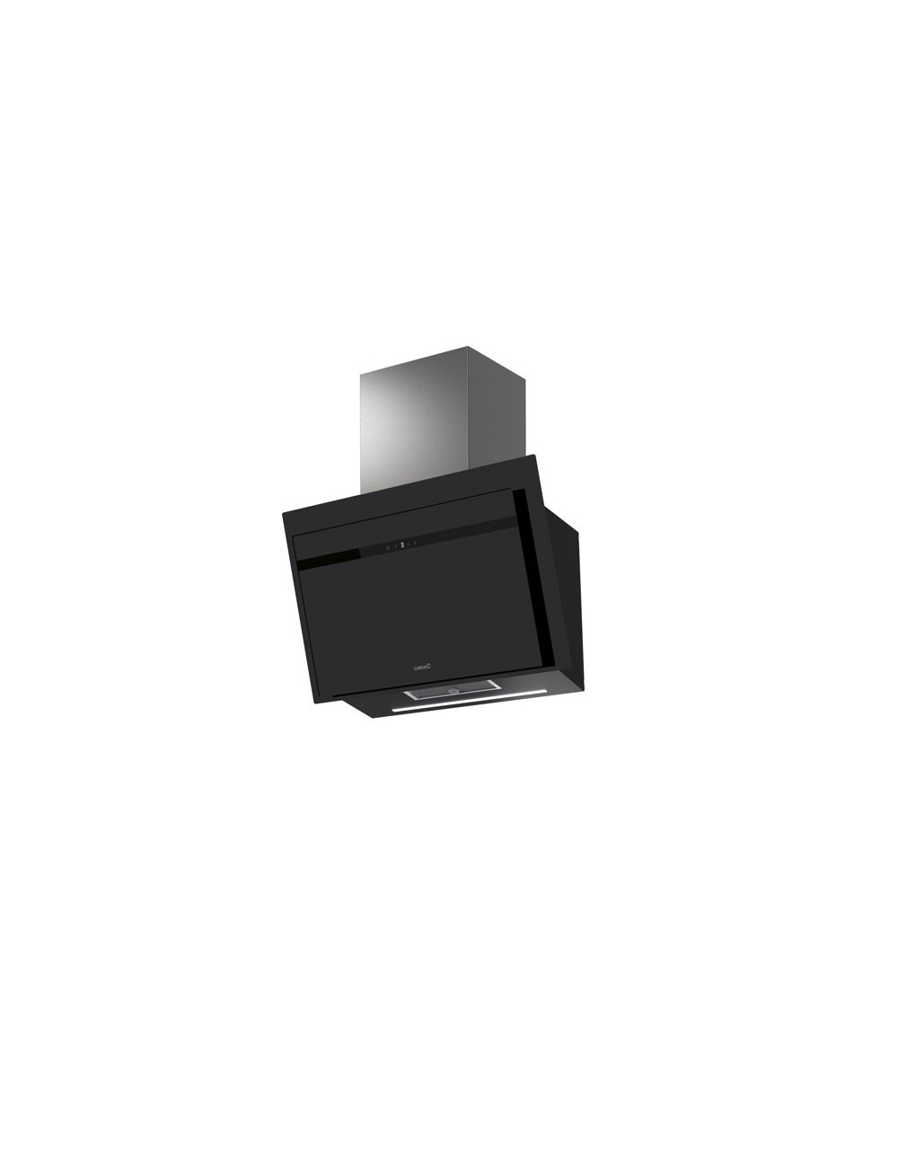 Cata Campana Vertical Thalassa EVO No Drip 700 GBK Cristal Negro 70cm 1016 m³/h A++ 6 Velocidades