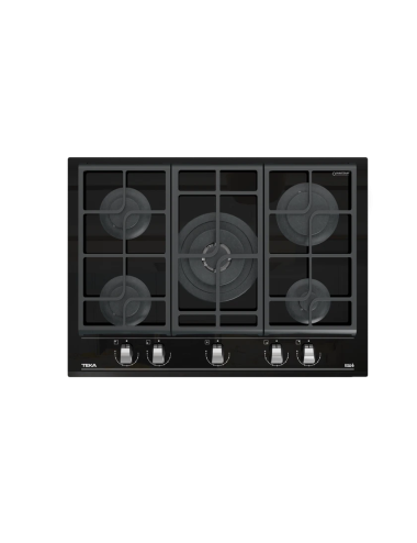Teka Placa Gas GZC 75330 XBN Cristal 70 cm ExactFlame Gas Natural