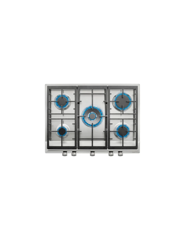Teka Placa Gas EX70 1 5G AI AL DR CI 70cm 5 Quemadores Parrillas Fundición Inox