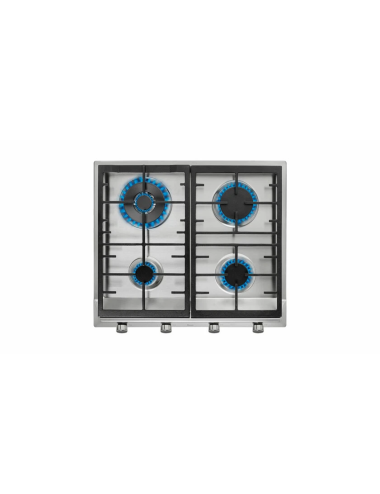 Teka Placa EX 60.1 4G AI AL DR CI Inox 60cm 4 Quemadores Gas Natural
