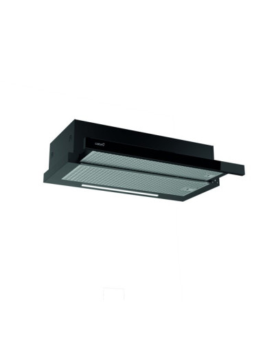 Cata Campana Telescópica TFH 7430 GBK 70cm 400 m³/h Negro Clase C
